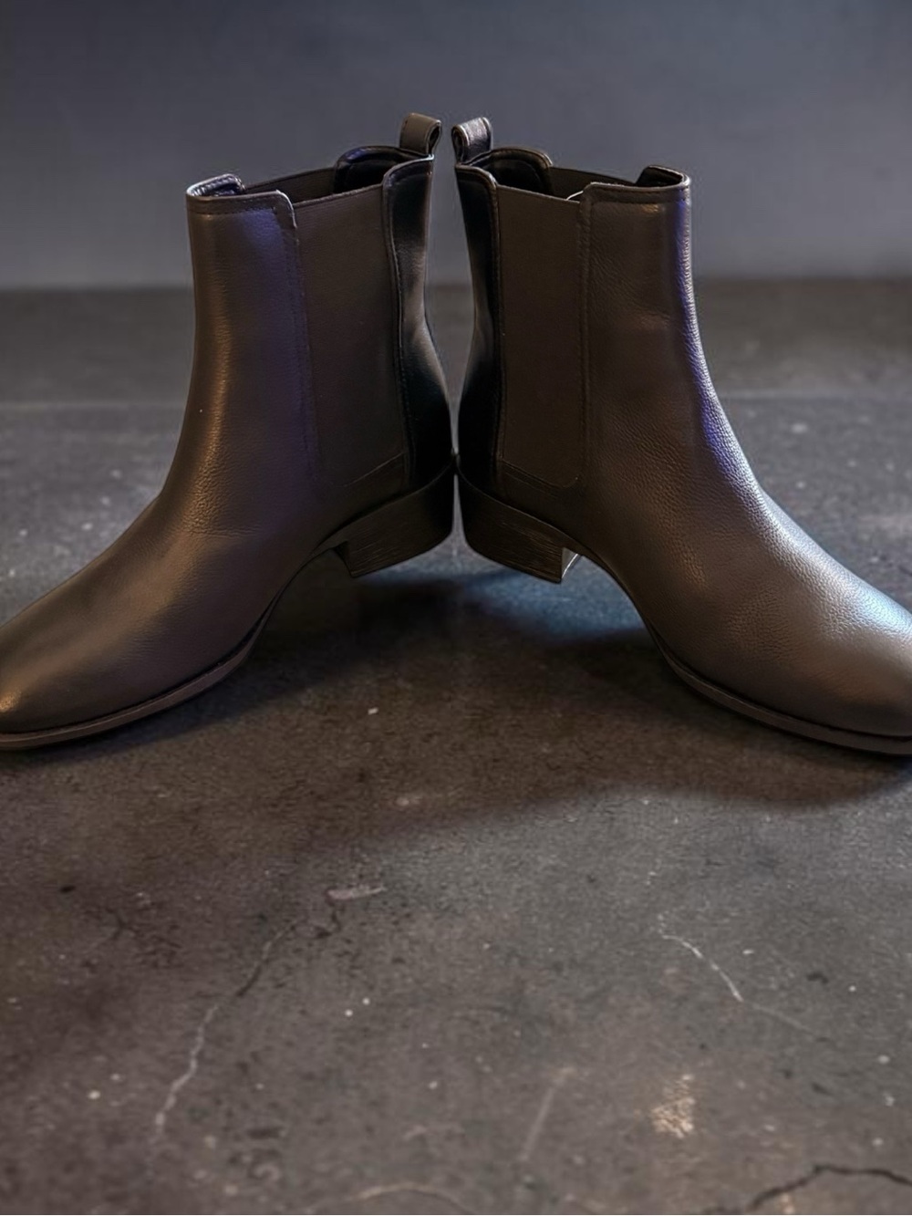 Kenneth Cole Reaction Salt Chelsea Black Pull On Boots New w/o Box Size 8.5